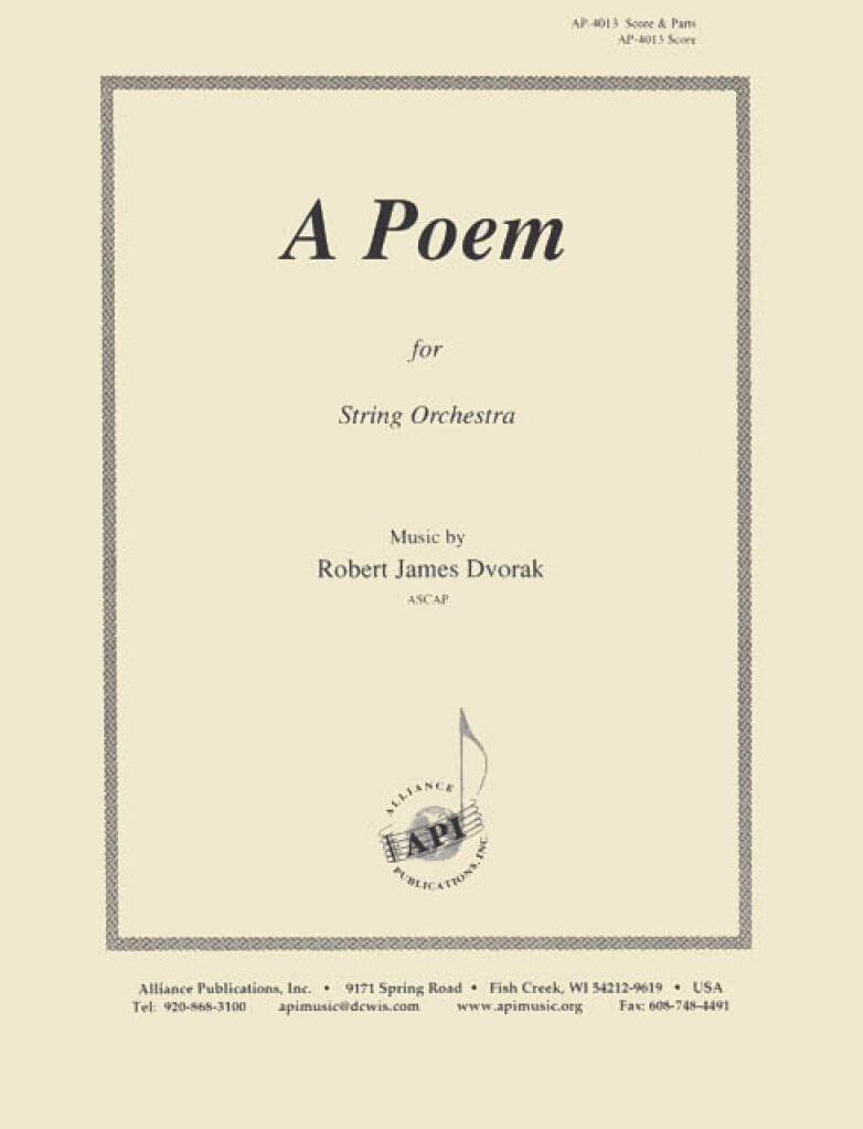 A Poem - Strg Chr - Set